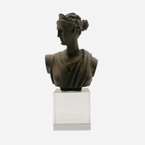 Bomboniera matrimonio Chiaraela busto Artemide medio fango con base